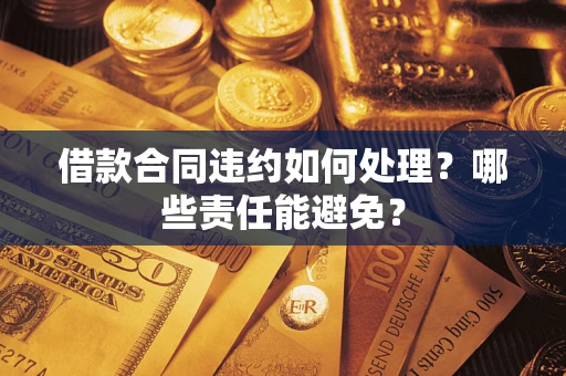 济南借款合同违约如何处理？哪些责任能避免？