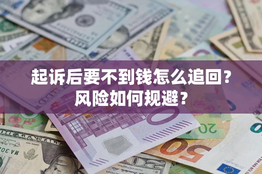 济南起诉后要不到钱怎么追回？风险如何规避？